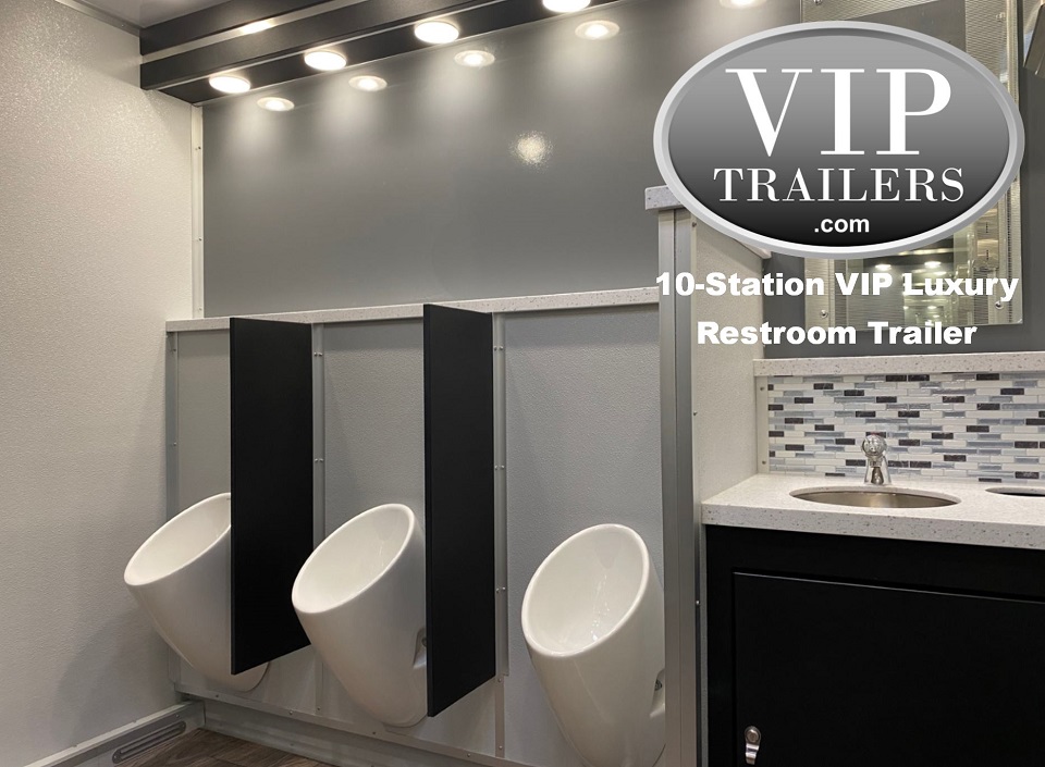 VIP Trailers 10 Station Restroom Trailer